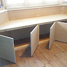 <p>Window seat with storage below. 23/06/09</p>