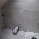 <p>En-suite tiled.</p>