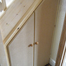 <p>New storage cupboard under stairs.</p>